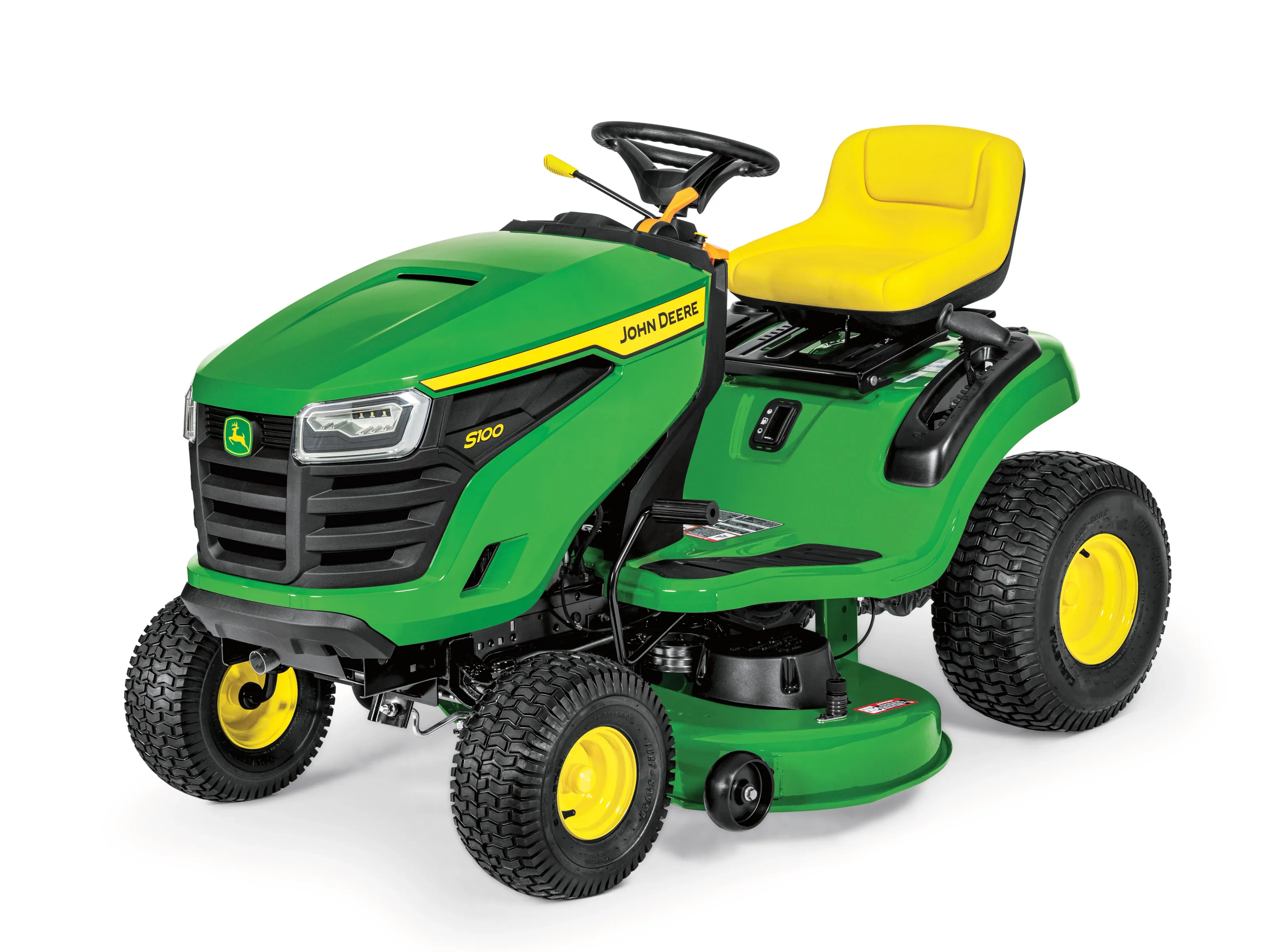 John Deere S100 riding mower